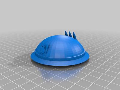 Helmet with card and bullets