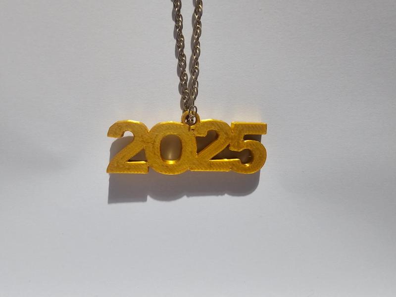 New Years Eve 2025 Necklace charm!