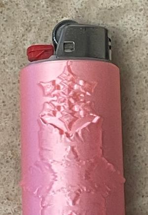Snowflake bic lighter sleeve