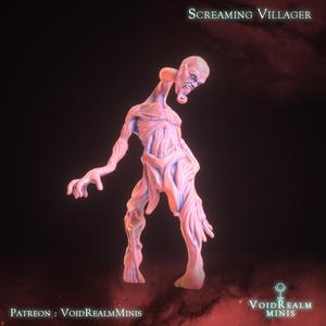 Screaming Villager