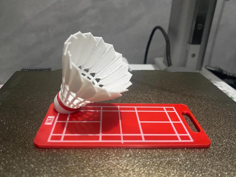 Badminton Refrigerator Magnet-Scoring Ball [IN-In bounds]