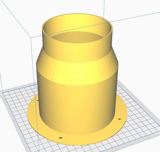 Laser engraver/3d Printer Vent Fan mount
