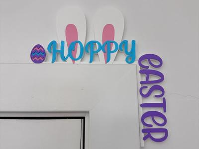 Hoppy Easter Door Corner