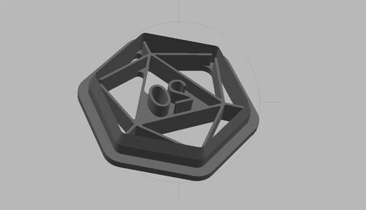 D20 Cookie Cutter