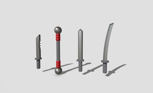L.E.G.O. Swords set of 4 2.0