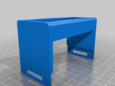 Base carril din para PCB OpenEVSE V5 mod by JJ