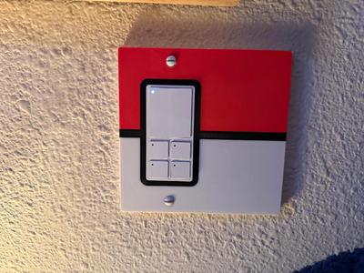 Pokemon Wall Plate 2 gang - decora and blank   
