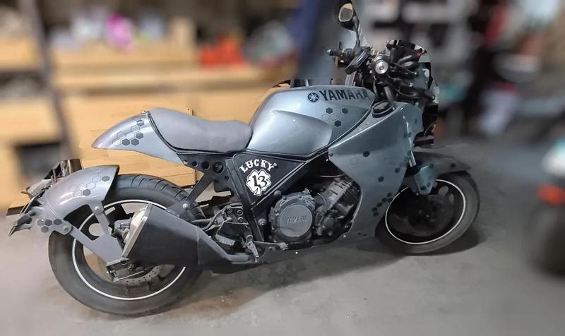 Motorcycle rear fender   