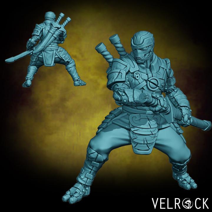 Male Warforged Ronin (PRESUPPORTED)