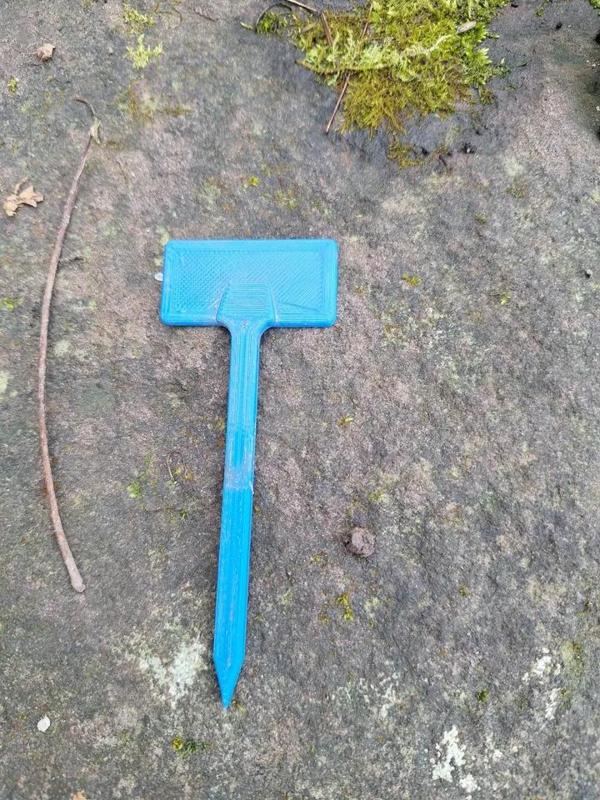 Planzenschild 40x20-80   