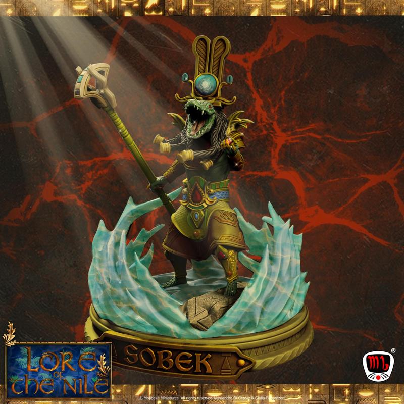 Sobek, God of the Nile Diorama (Pre-supported)