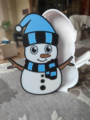 Snowman gift box