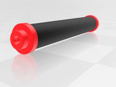 Ender 3 Belt OEM length printable Roller and End Cap