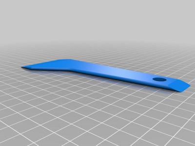 3D printer bed scraper