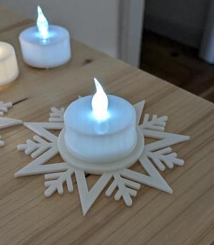 Tea Light Christmas Decor Ornament