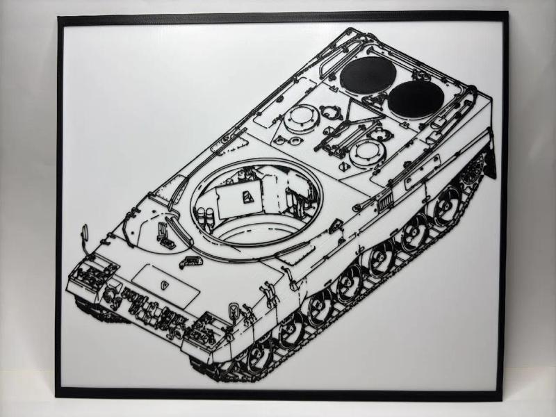 Kampfpanzer Leopard 2 - Hull - Blueprint   