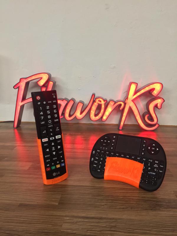 TV remote control and TV Keyboard Holder