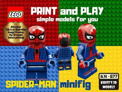 LEGO Spiderman minifig   