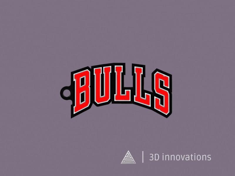 CHICAGO BULLS KEYCHAIN   