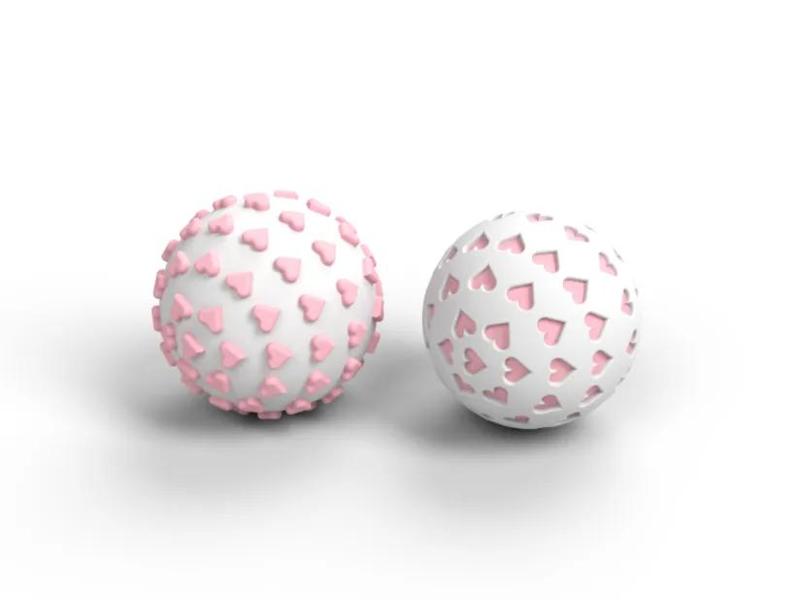 Magnetic Acupuncture Fidget Toys - Valentine's Day Heart Edition   