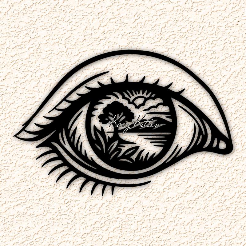 eyeball scenery 4 wall art home decor