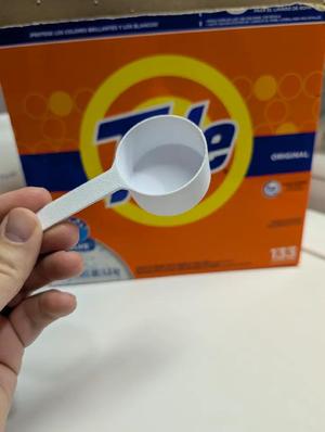 ⅙ cup (8 tsp, 40ml) laundry scoop   
