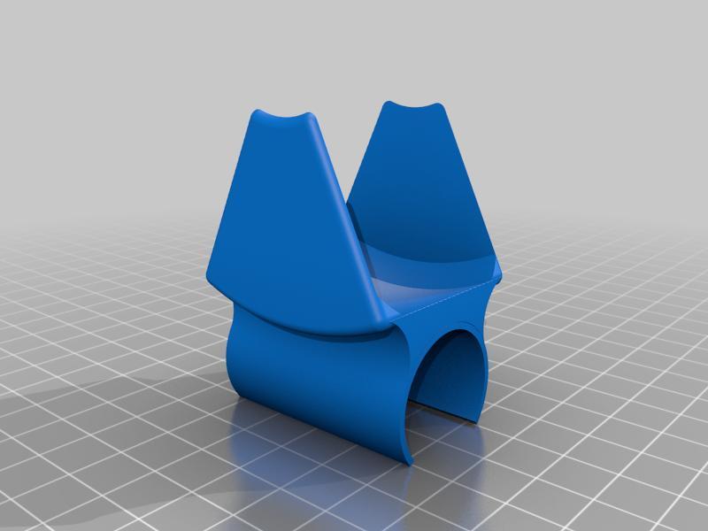 Dog Leash Flashlight Mount