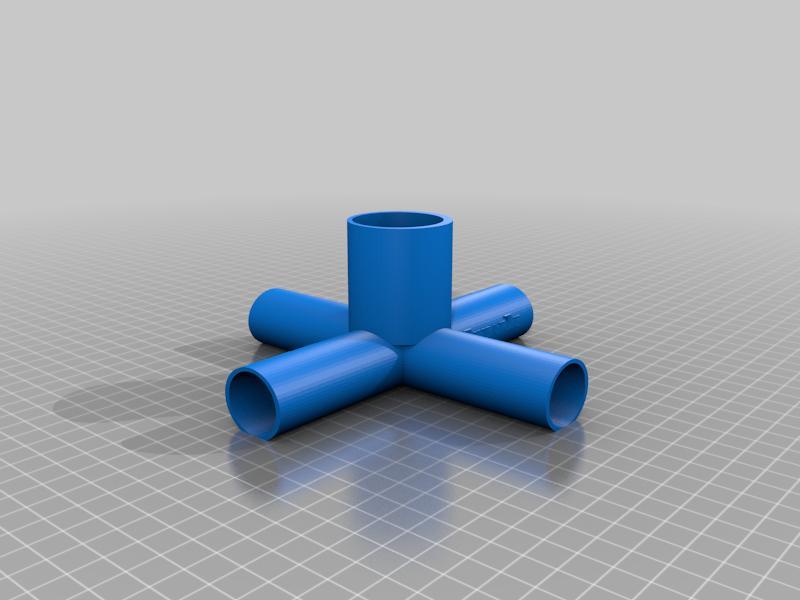 PVC vertical pole stand