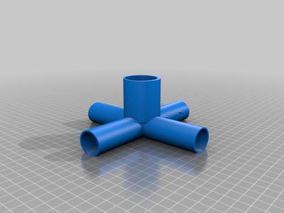PVC vertical pole stand