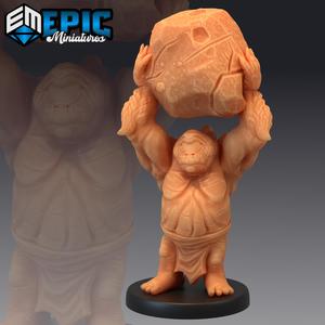 Dwarf Cyclops Rock / One Eye Stone Creature / Angry Swamp Encounter