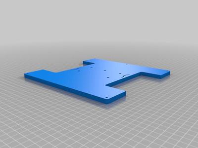 tronxy x3 heat bed support