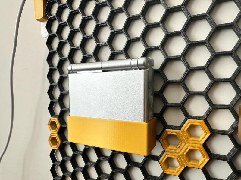 Honeycomb Storage Wall Anbernic RG35XXSP Mount   
