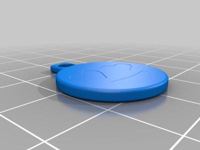 Emoji heart eyes whit 3 color