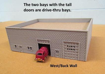 N Scale Truck Maintenance Building