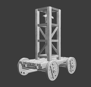 Medieval wagon with bell tower - Martinella