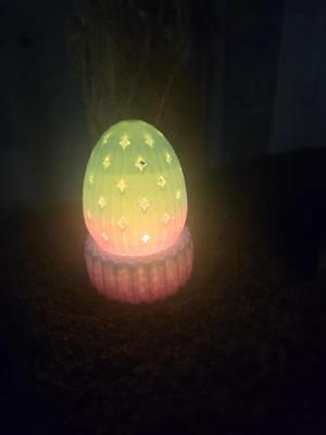 easter egg lamp   