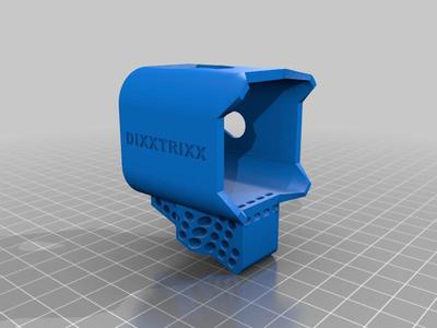 GoPro Hero Session 5 mount for FPV quadcopter, 20 degree angle