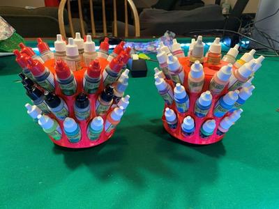 Mini Paint Carousel Organizer