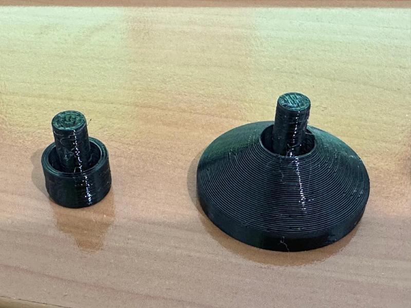 Foot and Cap for 12mm tube - Hadley Telescope   