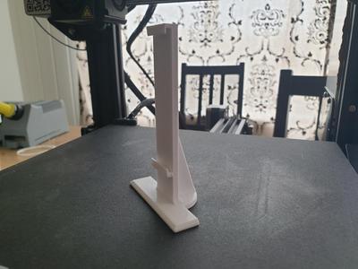 Glueless stand for "Prints since last failure" sign