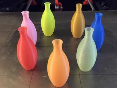 Small simple test vase