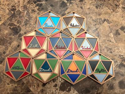 DnD Character Keychains