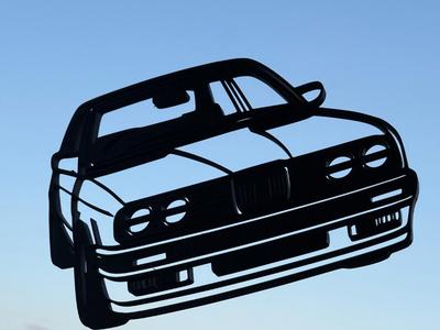 BMW M3 sillhouette