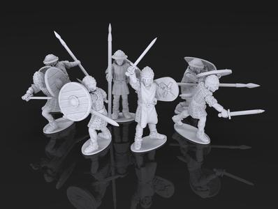 Early crusades Christian infantry