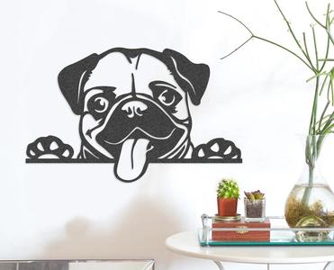 Cute Pug Wall Art