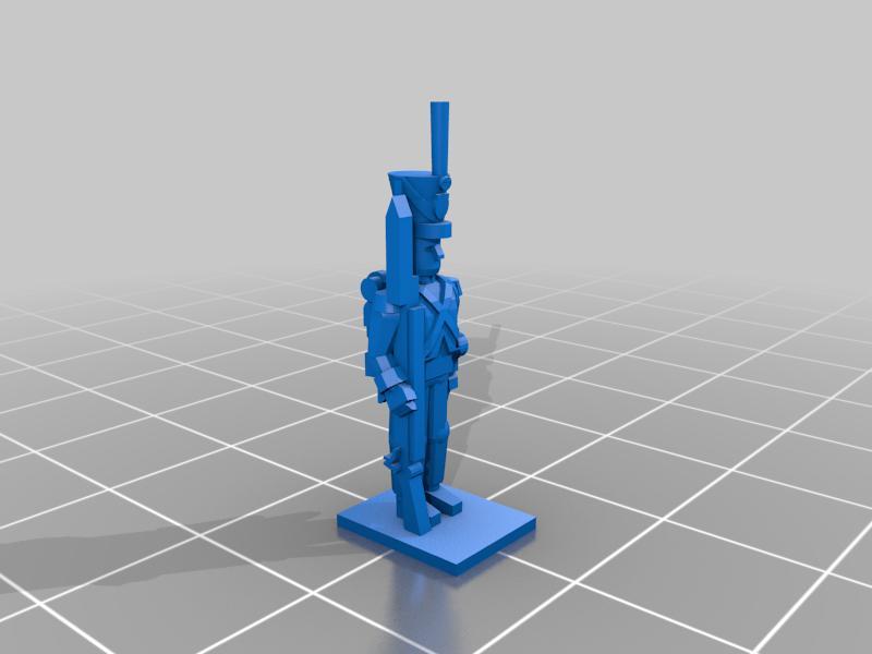 1-100 Nassau Soldiers 1815-Pack 3-2nd Regt Officers and Elite Companies