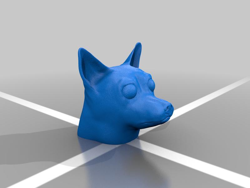 Chihuahua dog bust