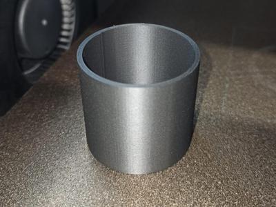 Outside dia. 100mm, wall 5mm, cylinder/tube