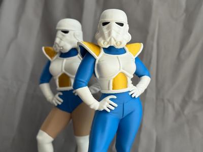 Stormtrooper en cosplay dragon ball