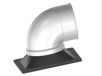 Multi-angle multi-size P1 and X1 exhaust hose adapter, with optional magnetic attachment or screw fixing, and interchangeable straight or bent pipes.